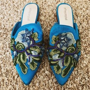 Jeffrey Campbell Embroidered and Embellished Flats